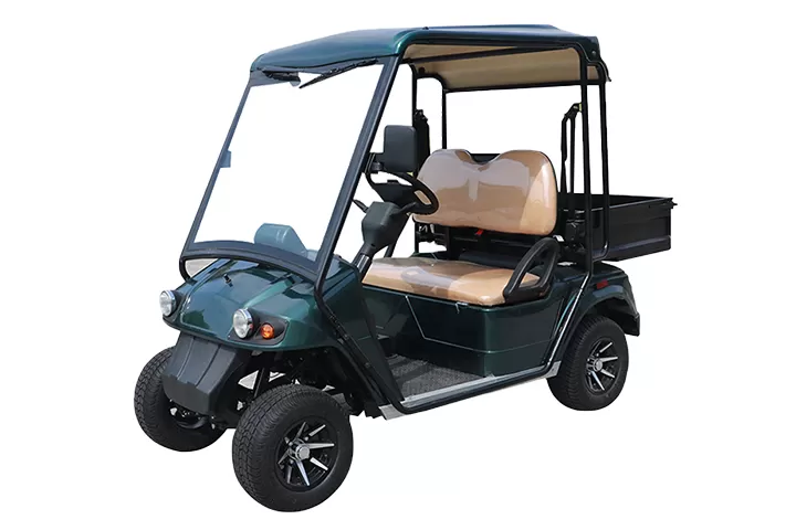 electric golf cart with utility bed