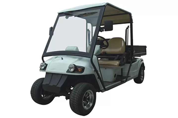 electric golf cart with dump bed